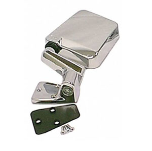 Fat Bob's Garage, Rugged Ridge, Part #11010.07, Jeep Wrangler Door Mirror, Chrome, Left Side 1987-2002 MAIN