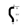 Fat Bob's Garage, OMIX-ADA Part #17115.50, Inlet Hose 2.4L 96-00 Dodge Caravan THUMBNAIL