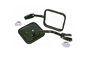 Fat Bob's Garage, Rugged Ridge, Part #11001.03, Jeep CJ Side Mirrors With Convex Glass, Black 1955-1986 MAIN