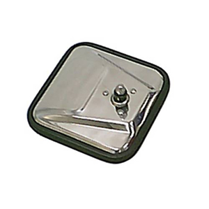 Fat Bob's Garage, Rugged Ridge, Part #11006.02, Jeep CJ Wrangler Mirror Head, Stainless Steel 1955-1986 MAIN