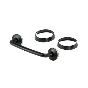 Fat Bob's Garage, Rugged Ridge, Part #11104.03, Jeep TJ/LJ Wrangler Windshield Tie Down Kit, Black 1997-2006 MAIN