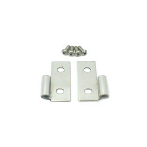 Fat Bob's Garage, Rugged Ridge, Part #11113.04, Jeep CJ/Wrangler Lower Door Hinges, Stainless Steel 1976-2006 MAIN