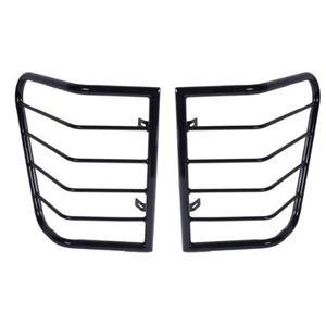 Fat Bob's Garage, Rugged Ridge, Part #11226.21, Jeep WK Grand Cherokee Tail Light Euro Guards, Black 2005-2008 MAIN