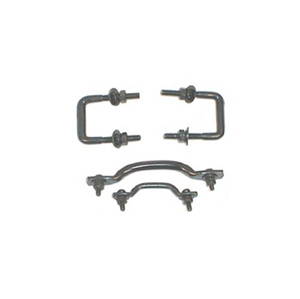 Fat Bob's Garage, Rugged Ridge, Part #11211.01, Jeep CJ/Wrangler Windshield Tie Down Kit, Black 1955-1995 MAIN