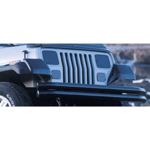Fat Bob's Garage, Rugged Ridge, Part #11351.01, Jeep YJ Wrangler Molded Fender Guards 1987-1995 MAIN