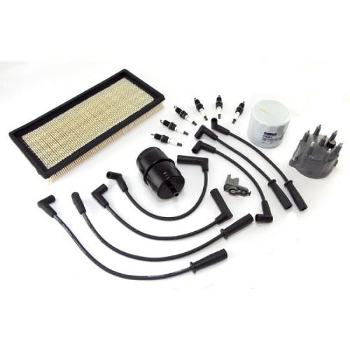 Fat Bob's Garage, OMIX-ADA Part #17256.06, Ignition Tune Up Kit 4.0L 1991-1993 Jeep XJ Cherokee MAIN