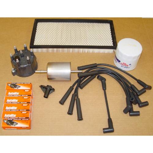 Fat Bob's Garage, OMIX-ADA Part #17256.10, Ignition Tune Up Kit 4.0L 1994-1996 Jeep XJ Cherokee MAIN