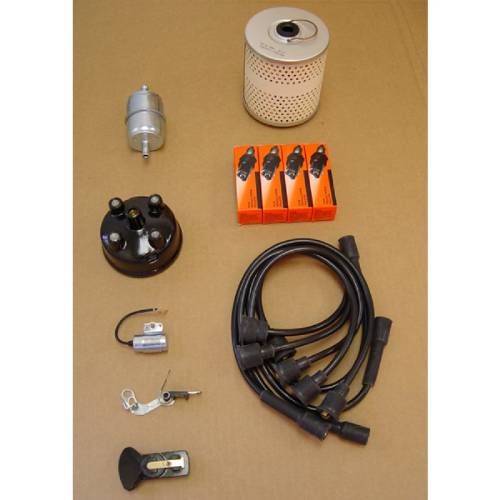 Fat Bob's Garage, OMIX-ADA Part #17257.72, Ignition Tune Up Kit 4 Cylinder 1946-1953 Willys/CJ MAIN