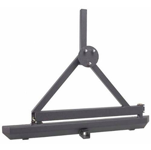 Fat Bob's Garage, Rugged Ridge, Part #111503.24, Rear Classic Rock Crawler Bumper, Texture Black, For Use W/Tire Carrier MAIN