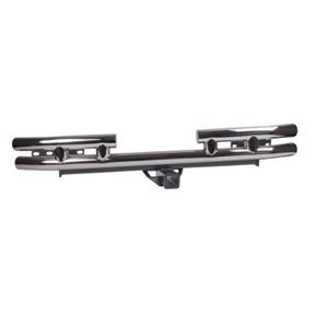 Fat Bob's Garage, Rugged Ridge, Part #11573.04, Jeep Wrangler 3" Rear Tube Bumper With Hitch 1987-2006 MAIN