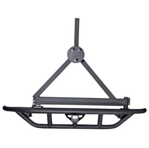 Fat Bob's Garage, Rugged Ridge, Part #11503.60, RRC Tire Carrier, Black MAIN