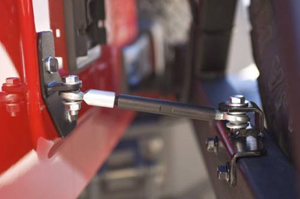 Fat Bob's Garage, Rugged Ridge, Part #11503.91, Jeep JK Wrangler Tire Carrier Linkage 2007-2016 MAIN