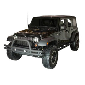 Fat Bob's Garage, Rugged Ridge, Part #11561.10, Tube Front Textured Black MAIN