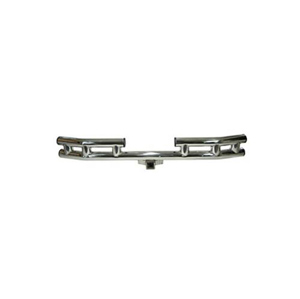 Fat Bob's Garage, Rugged Ridge, Part #11522.01, Tubular Rear Bumper, Stainless MAIN