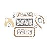 Fat Bob's Garage, OMIX-ADA Part #17440.02, Gasket Set 134 F-Head THUMBNAIL