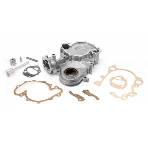 Fat Bob's Garage, OMIX-ADA Part #17449.10, Timing Chain Cover Kit V8 AMC 66-86 Jeep CJ MAIN