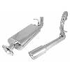 Fat Bob's Garage, Rugged Ridge, Part #17606.72, Cat Back Exhaust Kit, Stainless Steel, Single RH Outlet THUMBNAIL