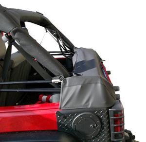 Fat Bob's Garage, Rugged Ridge, Part #12104.50, Jeep JK Wrangler Soft Top Storage Boot, Black Diamond 2007-2016 MAIN