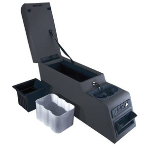 Fat Bob's Garage, Rugged Ridge, Part #13102.01, Locking Console, Black MAIN