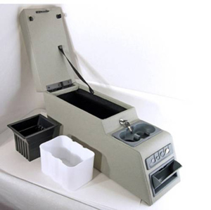Fat Bob's Garage, Rugged Ridge, Part #13102.09, Locking Console, Gray MAIN