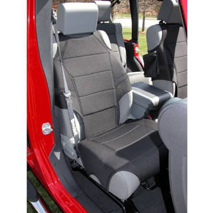 Fat Bob's Garage, Rugged Ridge, Part #13235.30, Jeep JK Wrangler Neoprene Seat Protector Vests, Black 2007-2016 MAIN