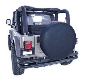 Fat Bob's Garage, Rugged Ridge, Part #12801.35, Tire Cover, 27-29" Tire Diameter, Black Diamond MAIN