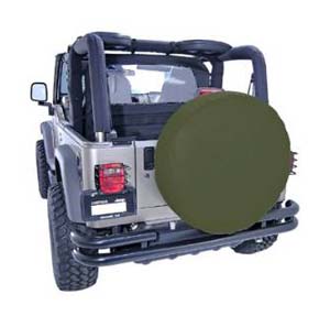 Fat Bob's Garage, Rugged Ridge, Part #12801.36, Tire Cover, 27-29" Tire Diameter, Diamond Khaki MAIN