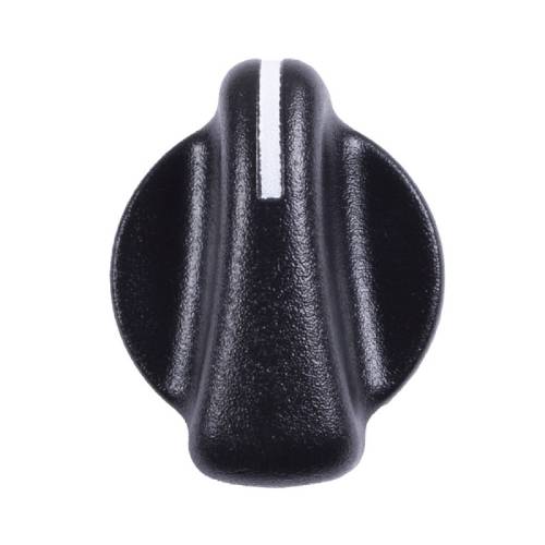 Fat Bob's Garage, OMIX-ADA Part #17903.20, Climate Control Knob, Black Plastic, OE Replacement MAIN