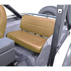 Fat Bob's Garage, Rugged Ridge, Part #13461.04, Jeep CJ/Wrangler Fixed Rear Seat, Tan 1955-1995 MAIN