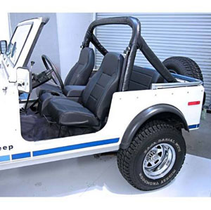 Fat Bob's Garage, Rugged Ridge, Part #13404.01, Jeep CJ/Wrangler Super Set, Black 1976-2002 MAIN
