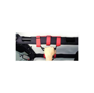 Fat Bob's Garage, Rugged Ridge, Part #13505.03, Jeep CJ/Wrangler Ultimate Grab Handles, Red 1955-2016 MAIN