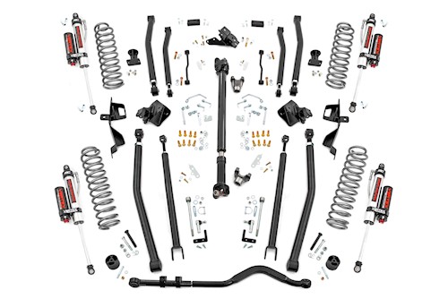Rough Country 4in Long Arm Lift Kit w/Vertex Shocks 18-20 for Wrangler JL|4-Door LARGE