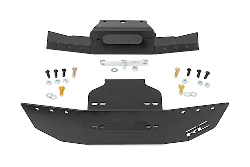 Rough Country Winch Mount Polaris RZR Turbo S 4WD 2018-2021 93153 LARGE