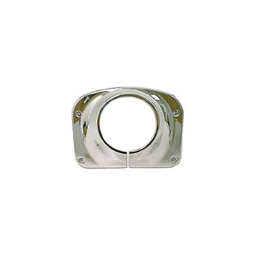 Fat Bob's Garage, Rugged Ridge, Part #18090.01, Jeep CJ Steering Column Cover, Chrome 1976-1986 MAIN