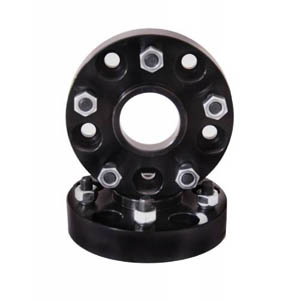 Fat Bob's Garage, Rugged Ridge, Part #15201.10, Wheel Adaptor Pair, Black, 5 On 4.5 To 5 On 5.5 Bolt Pattern MAIN