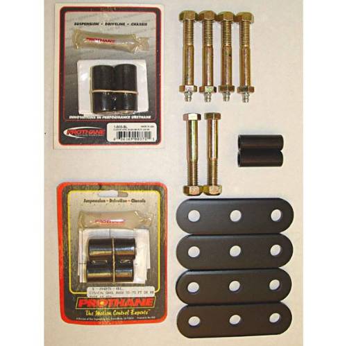 Fat Bob's Garage, Rugged Ridge, Part #18265.03, Jeep CJ Heavy Duty Front/Rear Leaf Spring Shackles 1955-1975 MAIN