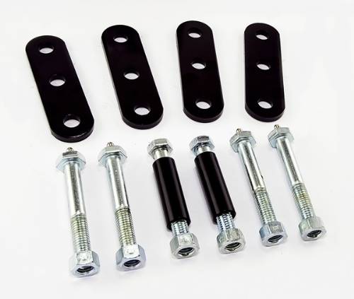 Fat Bob's Garage, Rugged Ridge, Part #18265.06, Jeep CJ Heavy Duty Front Leaf Spring Shackles 1976-1986 MAIN