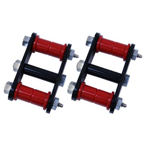 Fat Bob's Garage, Rugged Ridge, Part #18265.08, Jeep CJ Heavy Duty Front Leaf Spring Shackles 1976-1986 MAIN