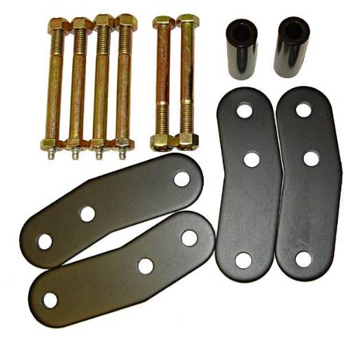 Fat Bob's Garage, Rugged Ridge, Part #18265.18, Jeep YJ Wrangler Heavy Duty Rear Leaf Spring Shackles 1987-1995 MAIN