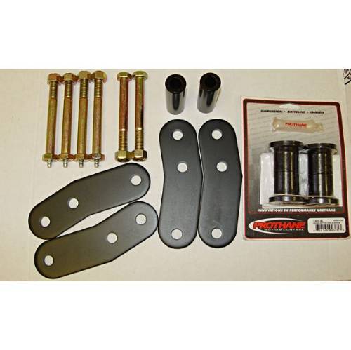Fat Bob's Garage, Rugged Ridge, Part #18265.19, Jeep YJ Wrangler Heavy Duty Rear Leaf Spring Shackles 1" Lift 1987-1995 MAIN