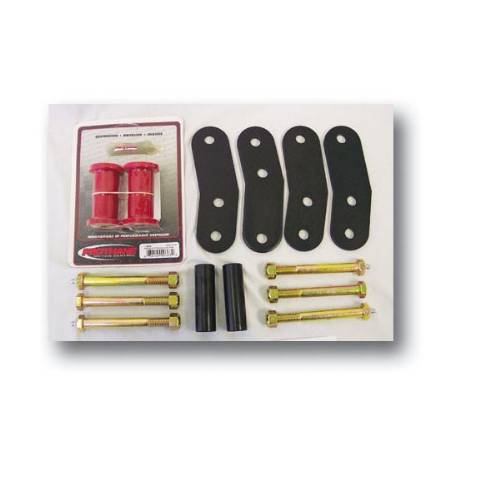 Fat Bob's Garage, Rugged Ridge, Part #18265.20, Jeep YJ Wrangler Heavy Duty Rear Leaf Spring Shackles 1" Lift 1987-1995 MAIN
