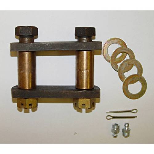 Fat Bob's Garage, OMIX-ADA Part #18270.16, Shackle Kit Heavy Duty MAIN