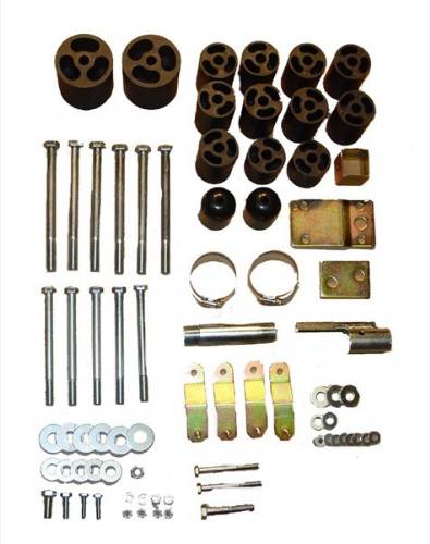 Fat Bob's Garage, Rugged Ridge, Part #18303.10, Jeep TJ Wrangler 3" Body Lift 1997-2006 MAIN