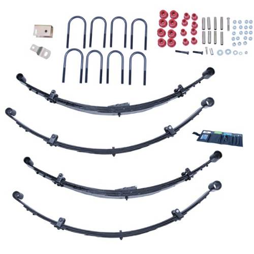 Fat Bob's Garage, Rugged Ridge, Part #18401.25, Jeep YJ Wrangler 4" Lift Kit Without Shocks 1987-1995 MAIN
