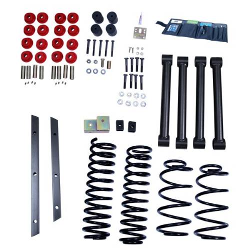 Fat Bob's Garage, Rugged Ridge, Part #18401.30, Jeep TJ Wrangler 2" Lift Kit Without Shocks 1997-2002 MAIN