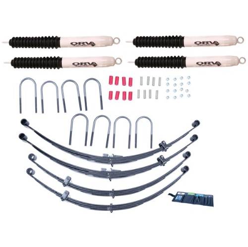 Fat Bob's Garage, Rugged Ridge, Part #18414.14, Jeep CJ 4" Lift Kit With Shocks 1955-1975 MAIN