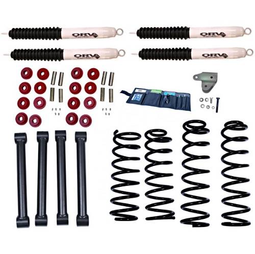 Fat Bob's Garage, Rugged Ridge, Part #18415.75, Jeep ZJ Grand Cherokee 3" Lift Kit With Shocks 1993-1998 MAIN