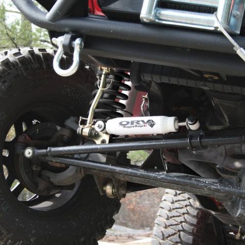Fat Bob's Garage, Rugged Ridge, Part #18475.03, Jeep JK Wrangler Steering Stabilizer 2007-2016 MAIN