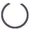 Fat Bob's Garage, OMIX-ADA Part #18670.02, Snap Ring Front Output Dana 18 THUMBNAIL