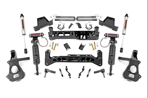 Rough Country 7in GM Suspension Lift Kit | Vertex & V2 14-18 1500 PU 2WD 23757 LARGE